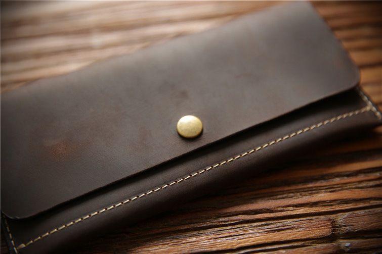 Genuine Leather Long Wallet Product Image