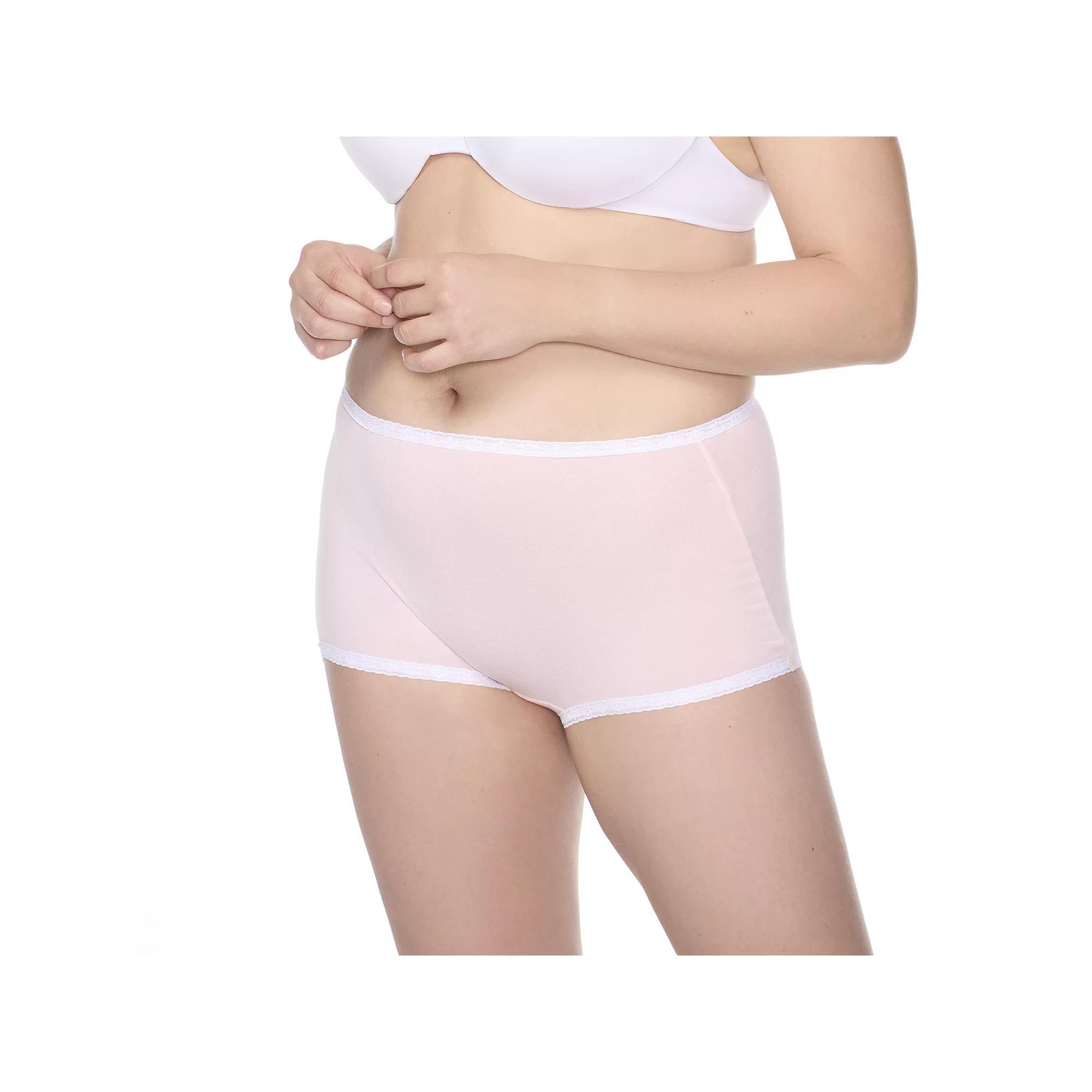 Womens Naomi and Nicole No Show, No Lines Boyshort Panty A226 Veiled Pink Product Image