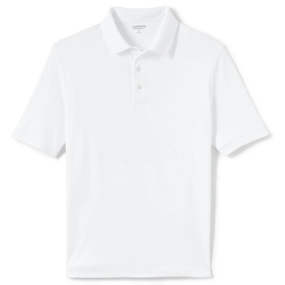 Big & Tall Lands' End Super Soft Supima Polo, Men's, Size: XXL Tall, Pale Grey Blue Product Image