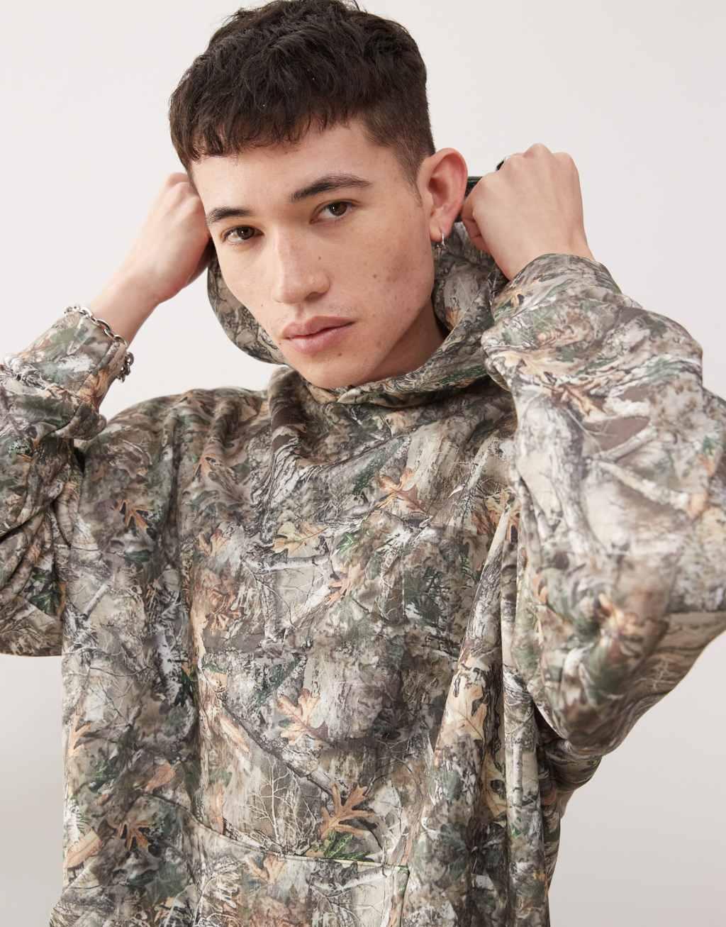 COLLUSION tree camo hoodie - part of a set Product Image