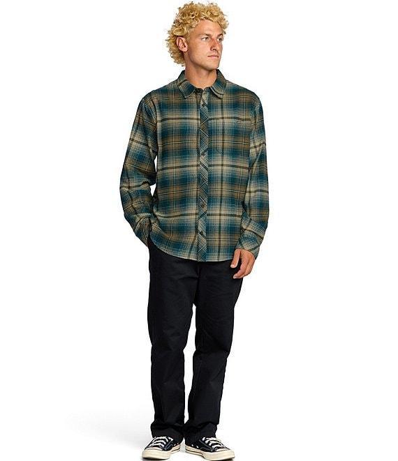 Billabong Coastline Long Sleeve Plaid Flannel Shirt Product Image