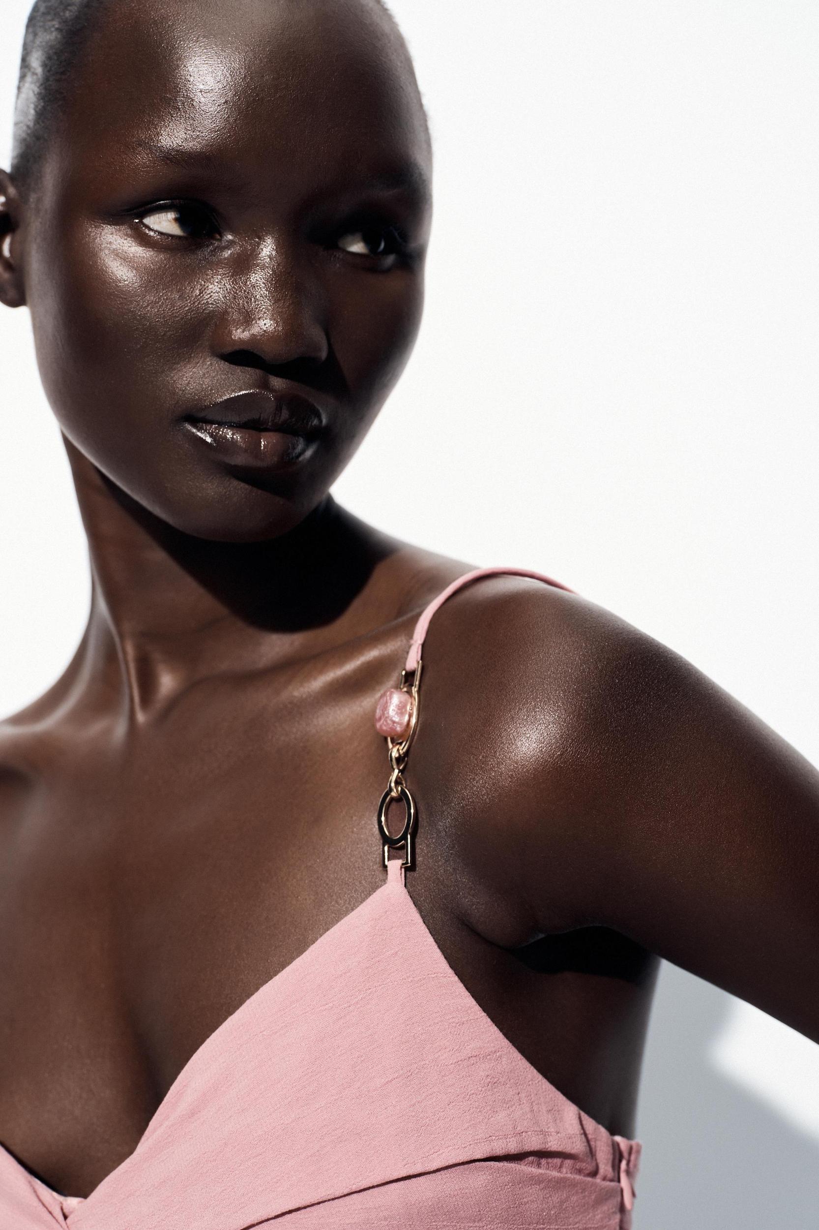 MIDI DRESS WITH APPLIQUÉS Product Image