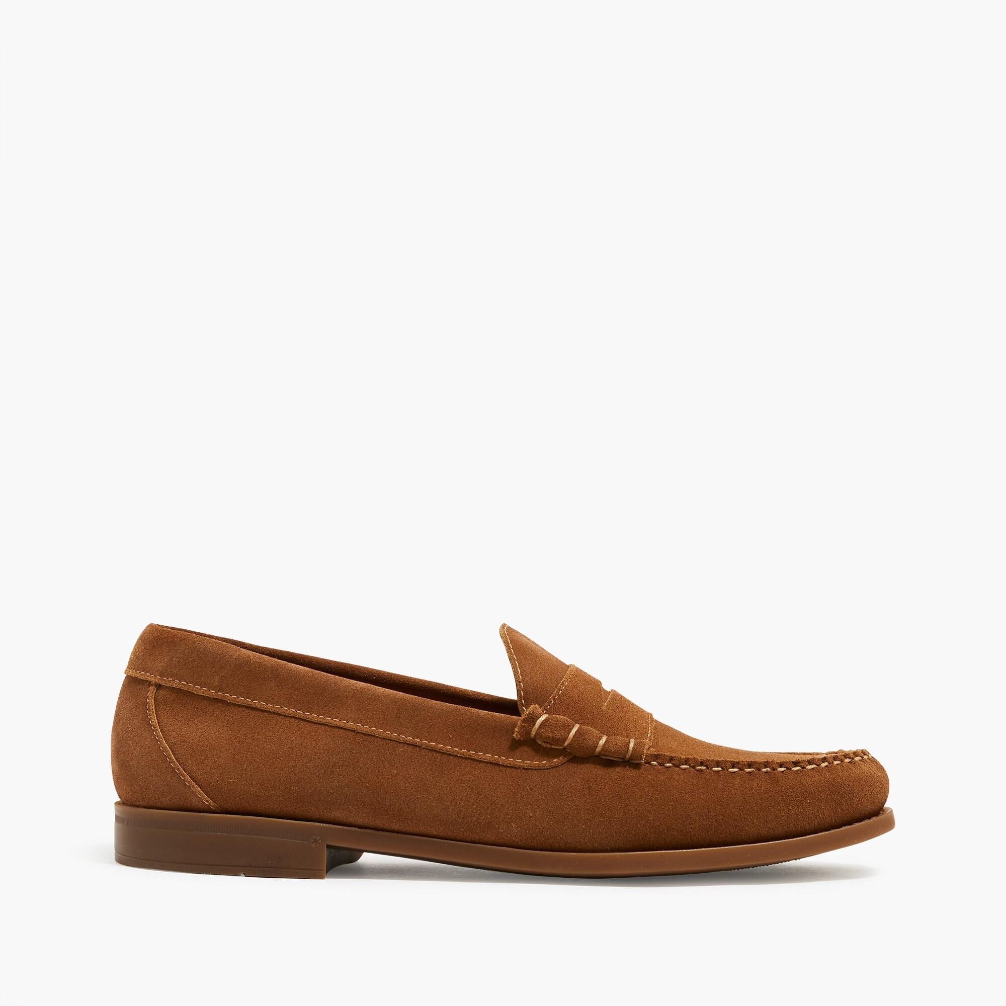 Suede penny loafers Product Image