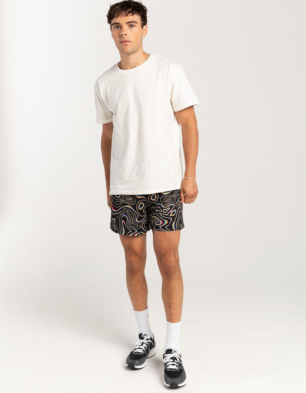 RSQ Mens 6" Mesh Shorts - RED COMBO Product Image