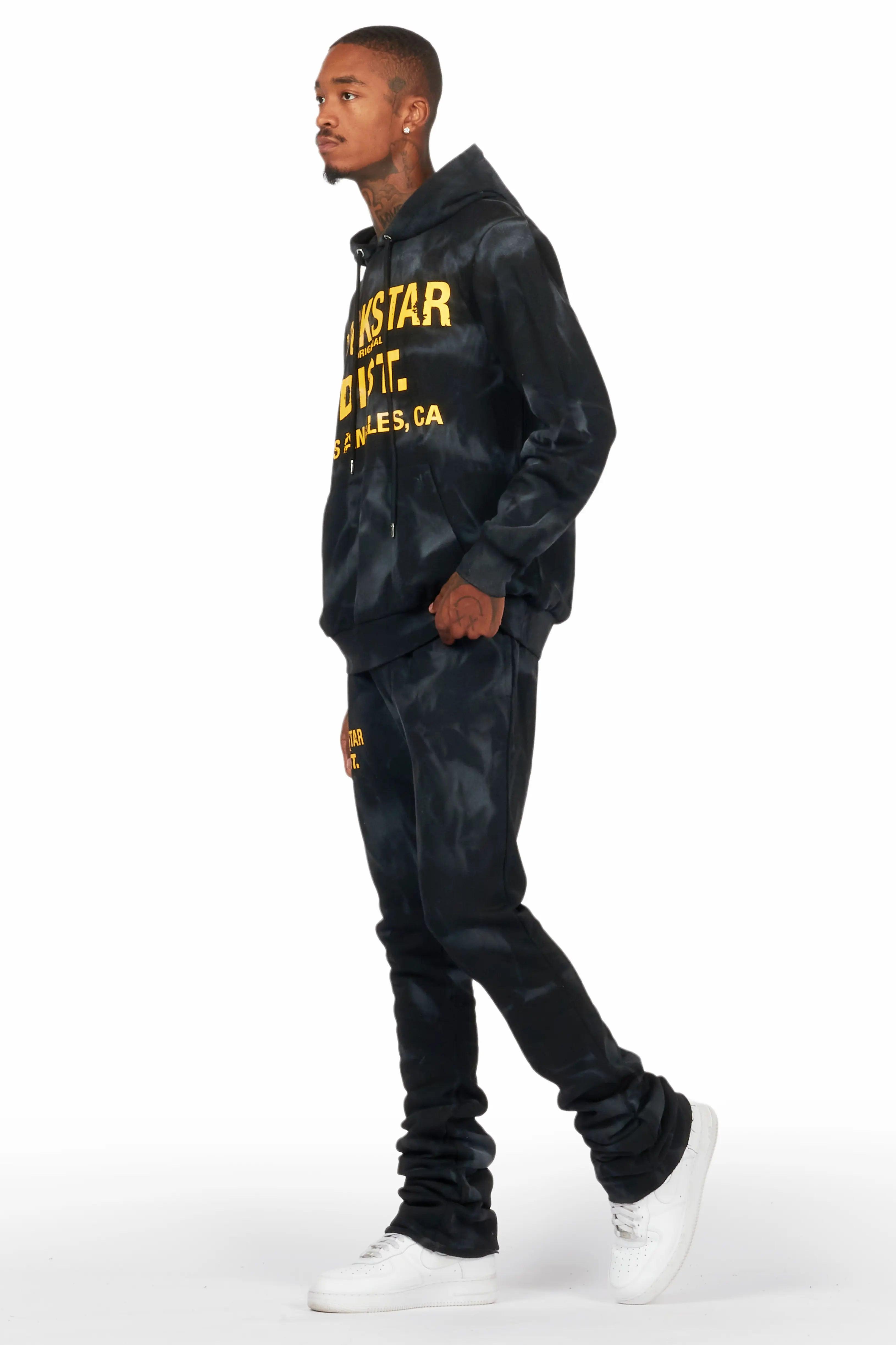 Nelly Black Hoodie/Super Stacked Flare Track Set Male Product Image