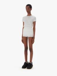 POINTELLE CAP SLEEVE TOP in white | JW Anderson US  Product Image