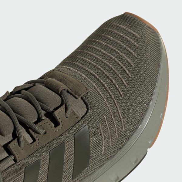 adidas Swift Run Shoes Olive Strata 12 Mens Product Image