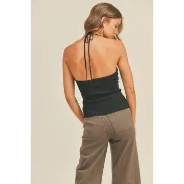 Knit Halter Top Product Image