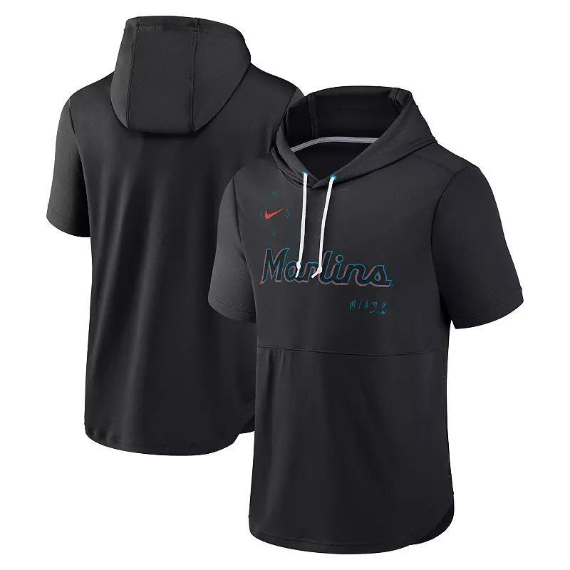 Mens Nike Los Angeles Angels Springer Short Sleeve Team Pullover Hoodie Product Image