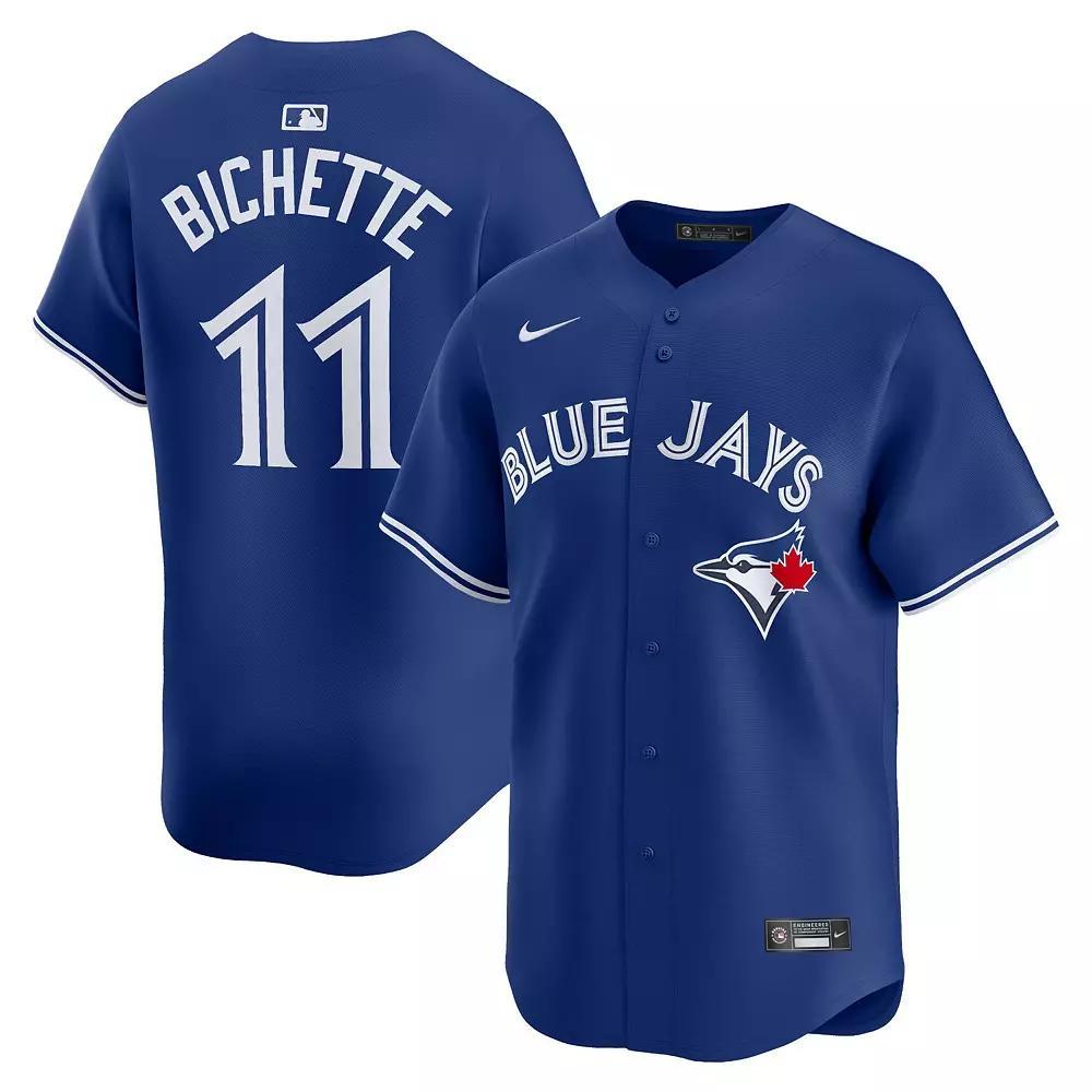 Men's Nike Bo Bichette Royal Toronto Blue Jays Alternate Limited Player Jersey, Size: Small, Jay Blue Product Image