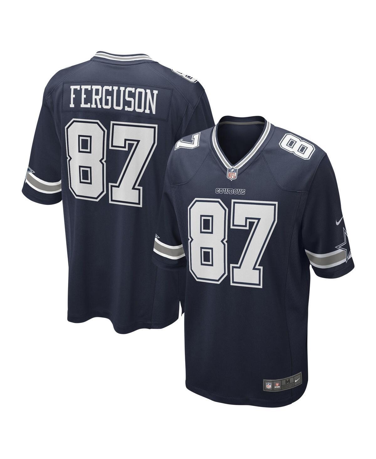 Men's Nike Jake Ferguson Navy Dallas Cowboys Game Jersey, Size: Medium, Blue Product Image
