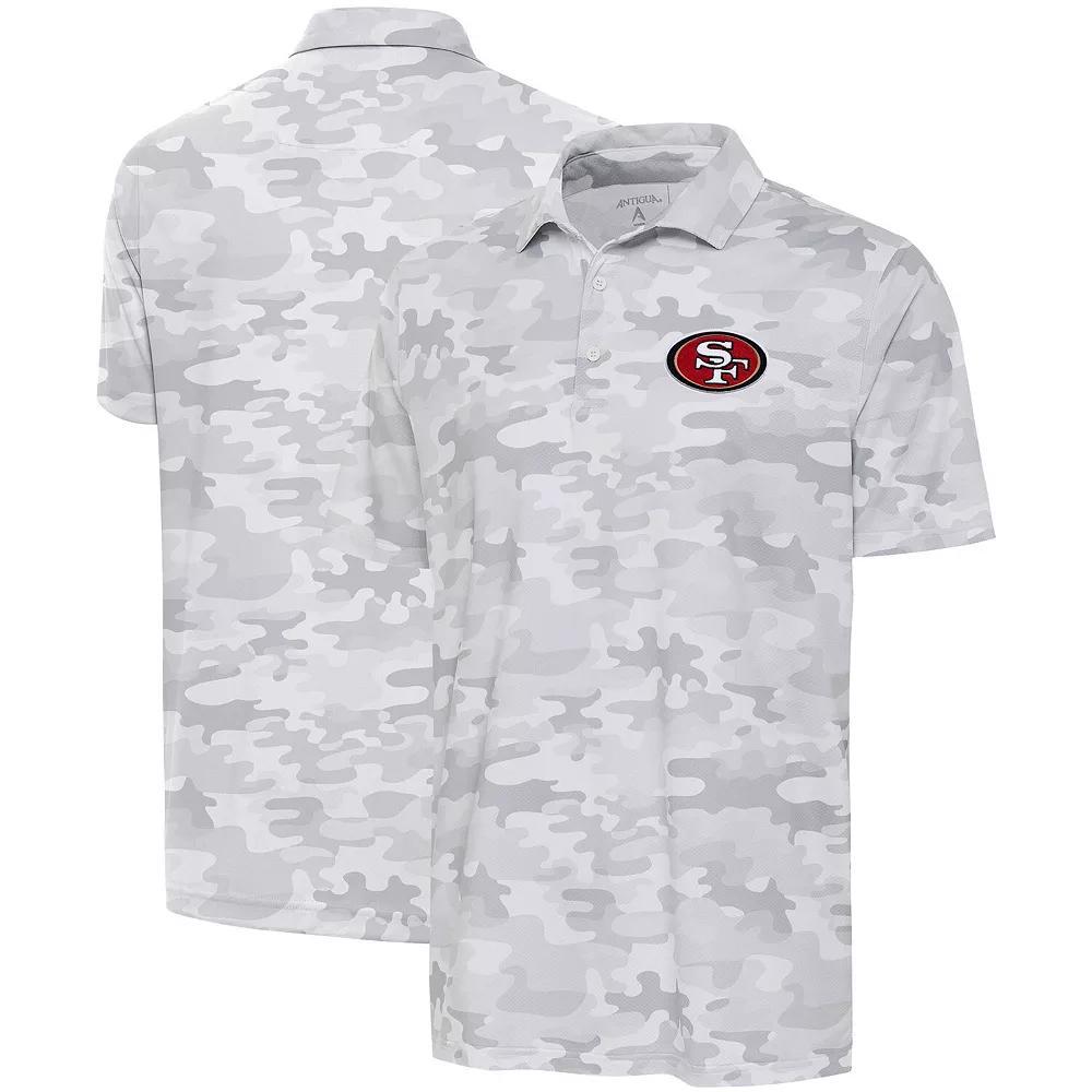 Men's Antigua White San Francisco 49ers Collide Polo, Size: Medium Product Image