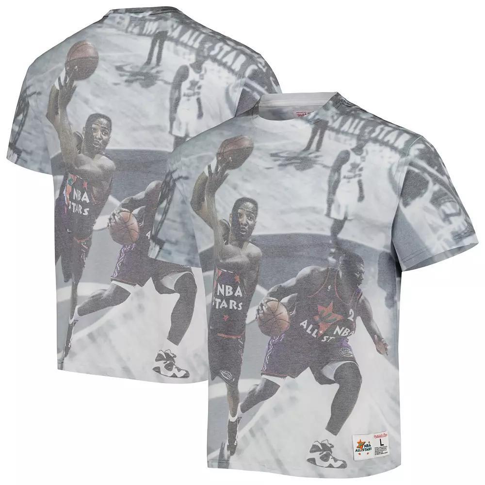 Men's Mitchell & Ness Charlotte Hornets Above the Rim Graphic T-Shirt, Size: Medium, Chr White Product Image