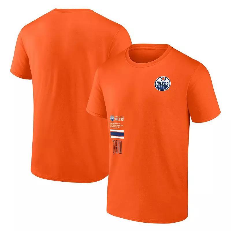 Men's Fanatics Branded Orange Anaheim Ducks Represent T-Shirt, Size: Small, Dks Orange Product Image