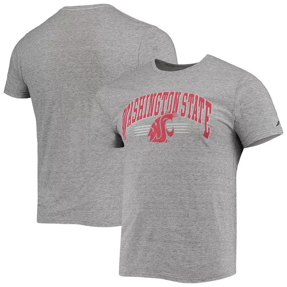 Men's League Collegiate Wear Heathered Gray Washington State Cougars Upperclassman Reclaim Recycled Jersey T-Shirt, Size: Small, Wsc Grey Product Image