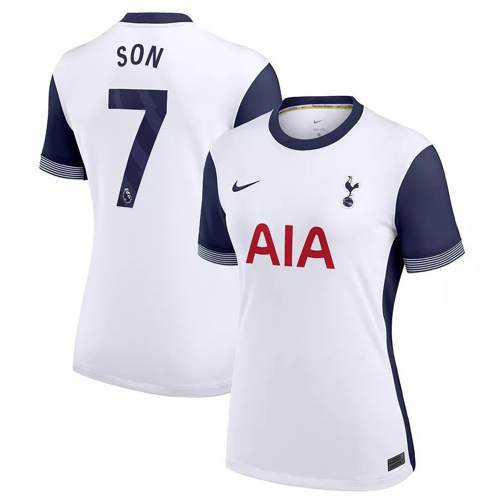 Women's Nike Son Heung-Min White Tottenham Hotspur 2024/25 Home Replica Player Jersey, Size: Small, Tot White Product Image