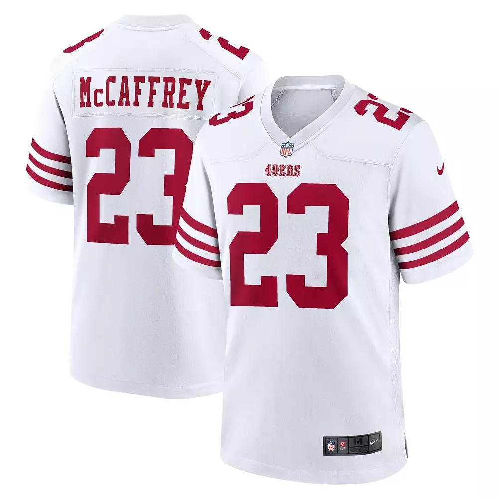 Men's Nike Christian McCaffrey White San Francisco 49ers Game Player Jersey, Size: Medium Product Image