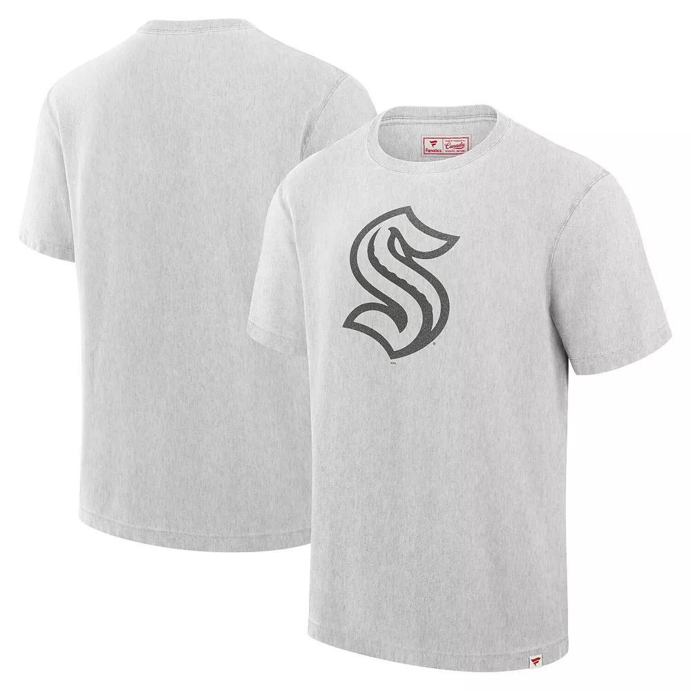 Men's Fanatics Cream Seattle Kraken Made in Canada T-Shirt, Size: 2XL, Krk Beige Product Image