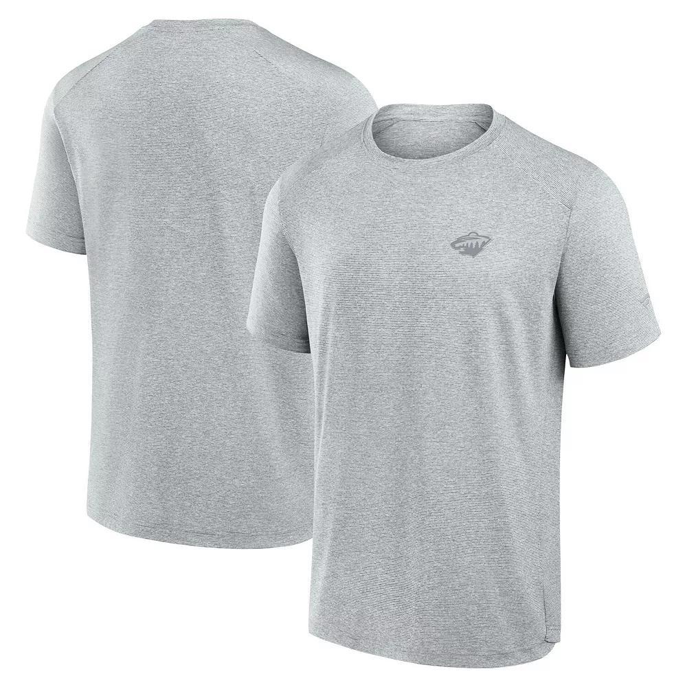 Men's Fanatics Signature Gray Minnesota Wild Front Office Tech T-Shirt, Size: 5XL, Grey Product Image