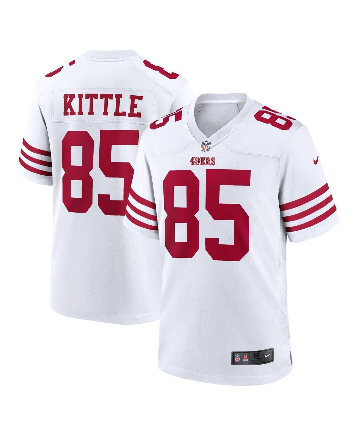 Men's Nike Elijah Mitchell White San Francisco 49ers Player Game Jersey, Size: Medium Product Image