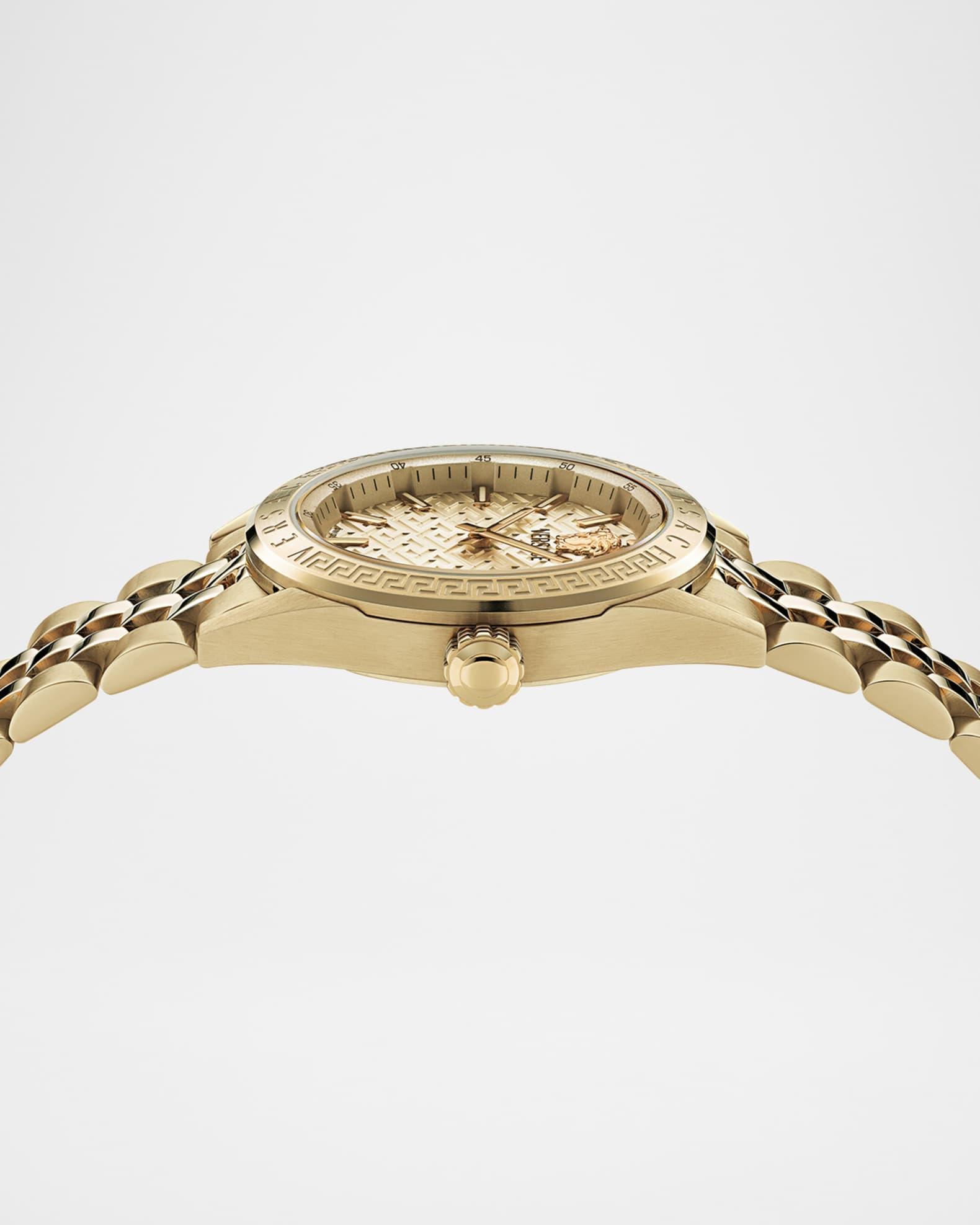 V-Code  36mm IP Yellow Gold Bracelet Watch Product Image