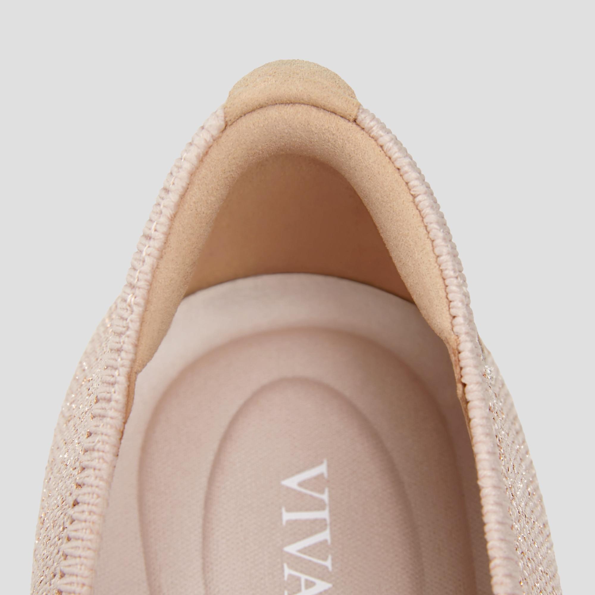 Pointed-Toe Bow Flats (Azura) Product Image
