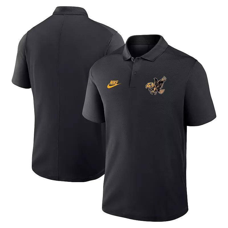 Men's Nike Anthracite LSU Tigers Primetime Victory Legacy Vault Logo Performance Polo, Size: Large, Grey Product Image