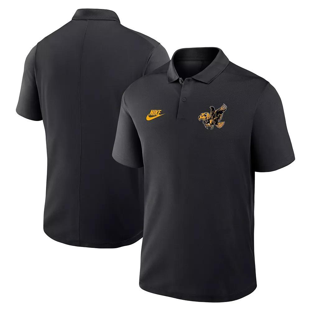 Men's Nike Anthracite LSU Tigers Primetime Victory Legacy Vault Logo Performance Polo, Size: Large, Grey Product Image