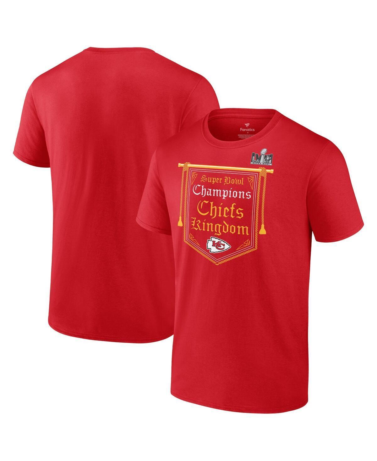 Men's Fanatics Red Kansas City Chiefs Super Bowl LVIII Champions Hometown Big & Tall T-Shirt, Size: 3XB Product Image