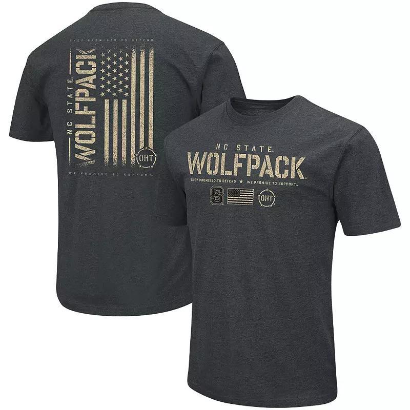 Men's Colosseum Heathered Black Florida Gators OHT Military Appreciation Flag 2.0 T-Shirt, Size: Large, Charco Product Image