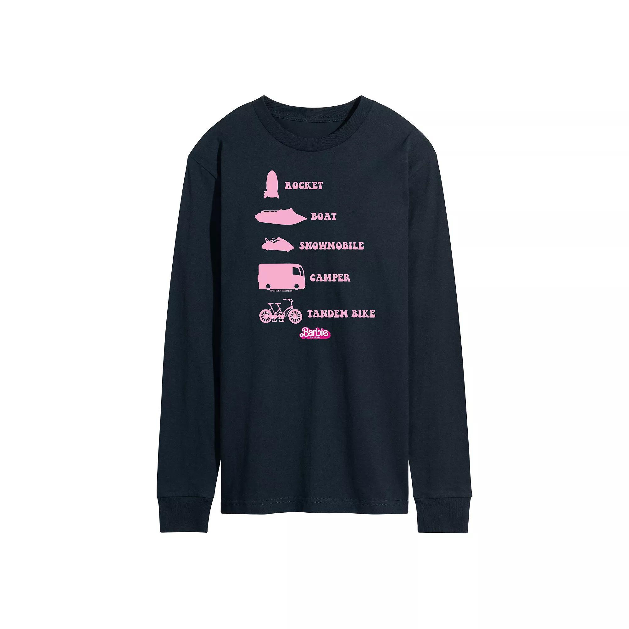 Mens Dead Inside Patriotic Long Sleeve Graphic Tee Blue Product Image