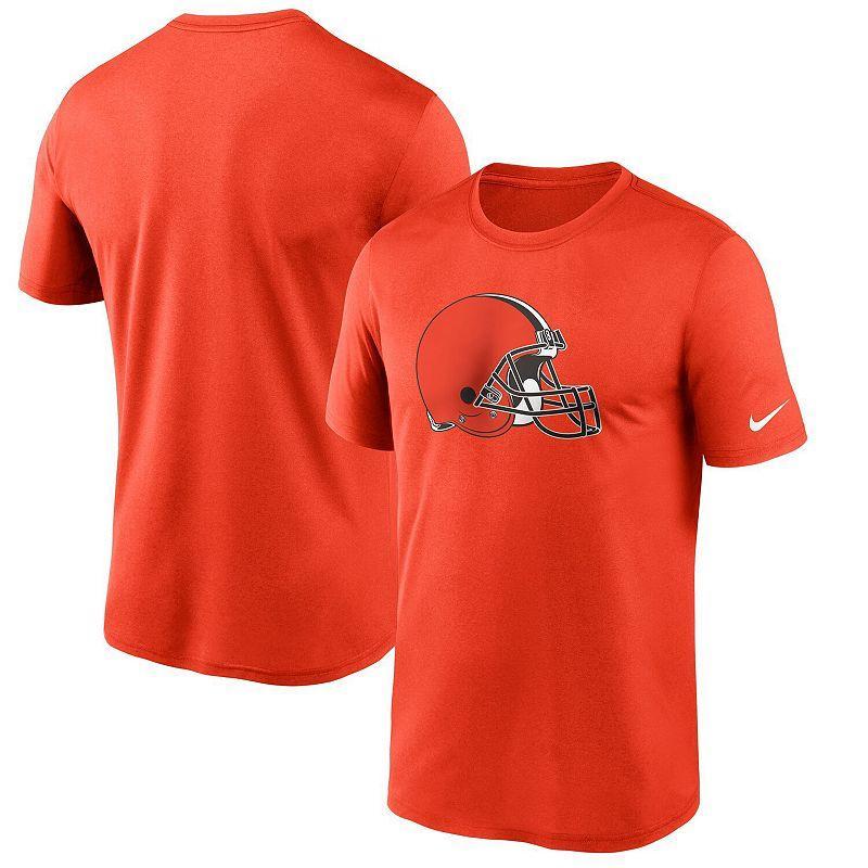 Men's Nike Orange Cleveland Browns Logo Essential Legend Performance T-Shirt, Size: 2XL Product Image