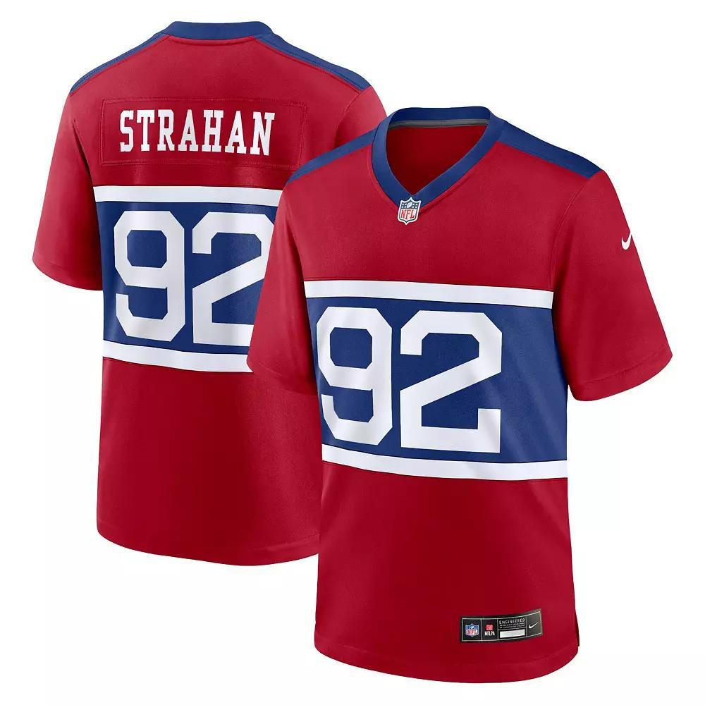 Men's Nike Michael Strahan Century Red New York Giants Alternate Retired Player Game Jersey, Size: XL Product Image