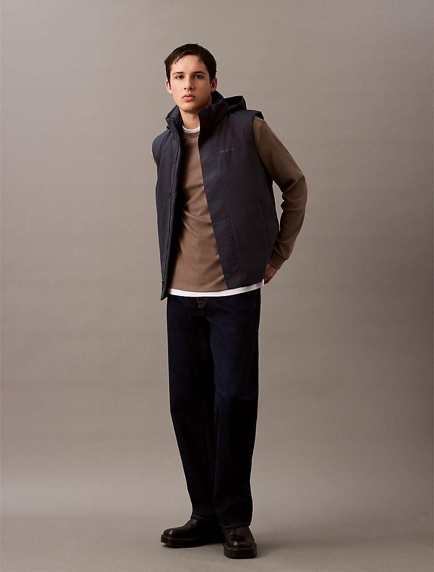 Tech Hooded Puffer Vest Product Image