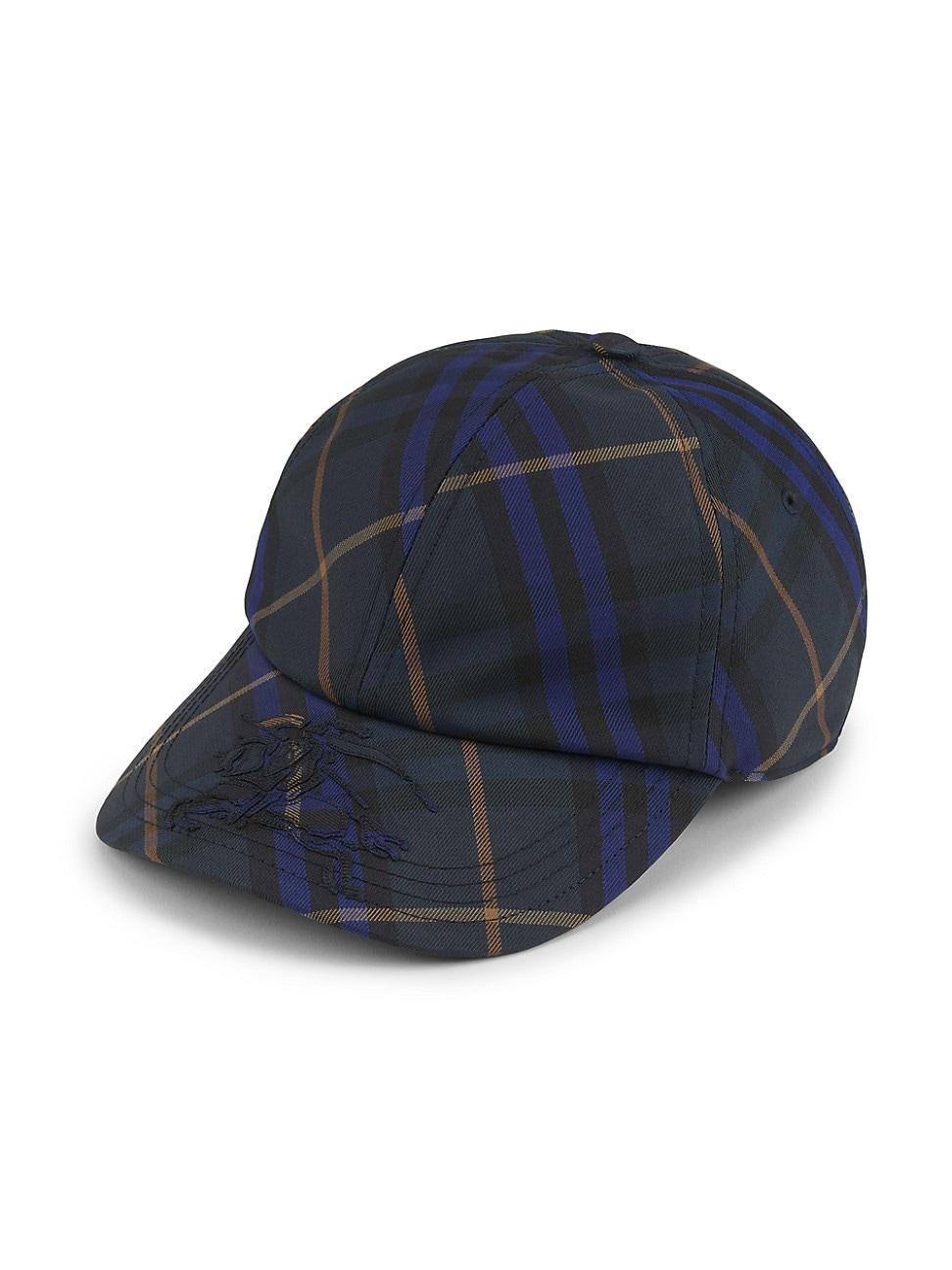Mens Equestrian Knight Design Check Cap Product Image