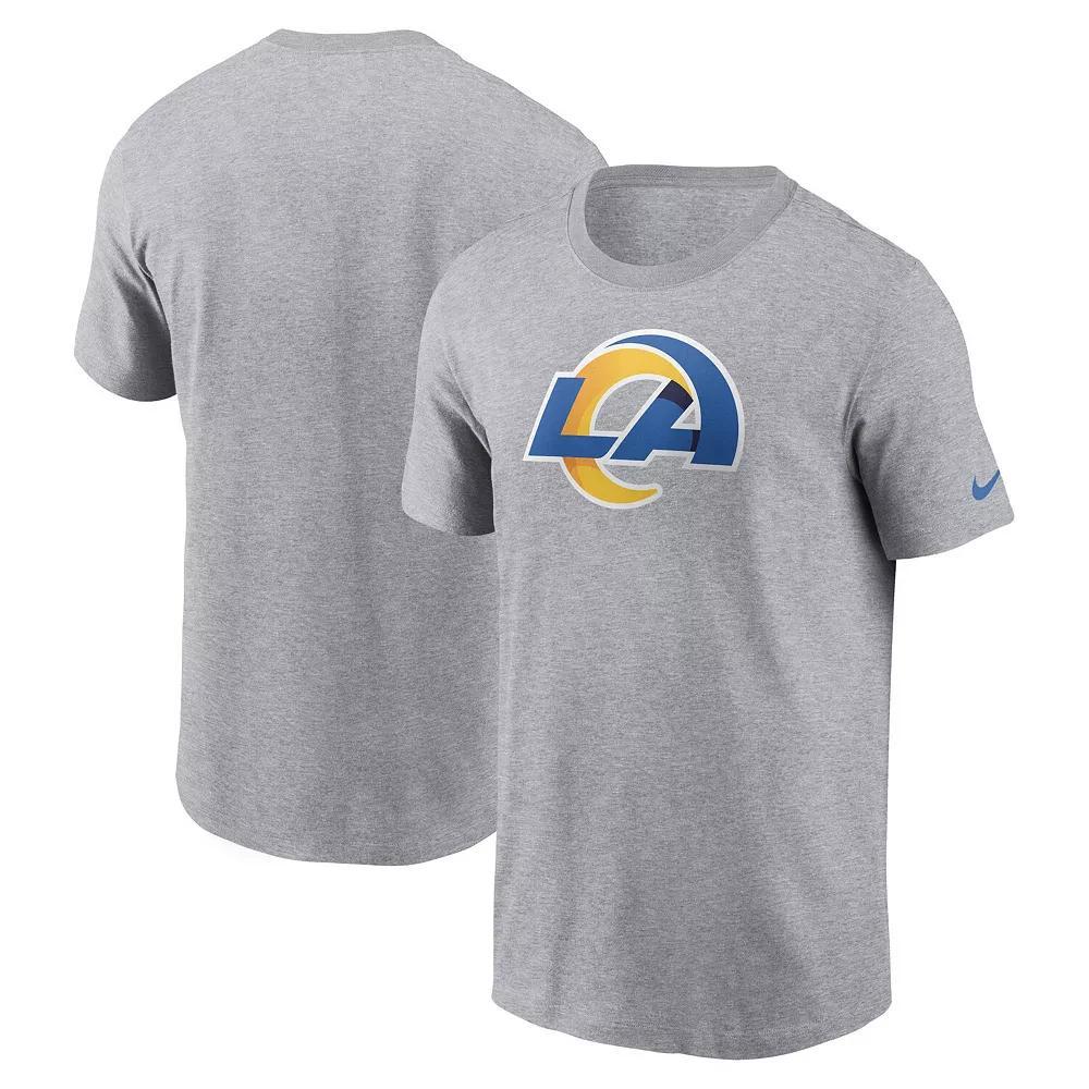 Men's Nike  Gray Los Angeles Chargers Logo Essential T-Shirt, Size: 2XL, Grey Product Image