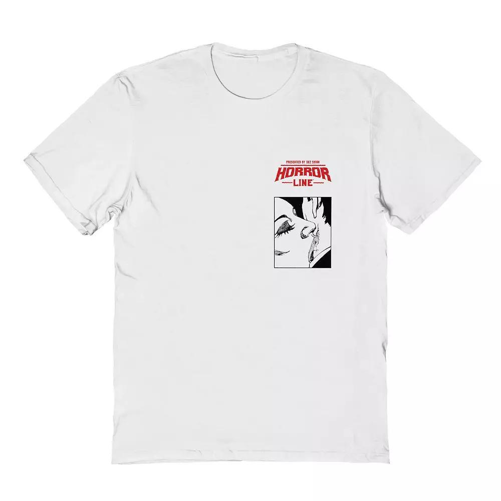 Men's Dracula Bites Graphic Tee, Size: Medium, White Product Image