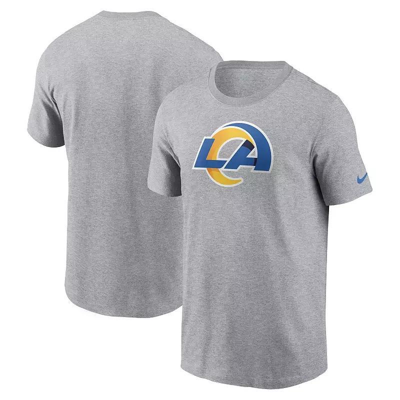 Men's Nike  Gray Los Angeles Chargers Logo Essential T-Shirt, Size: 2XL, Grey Product Image