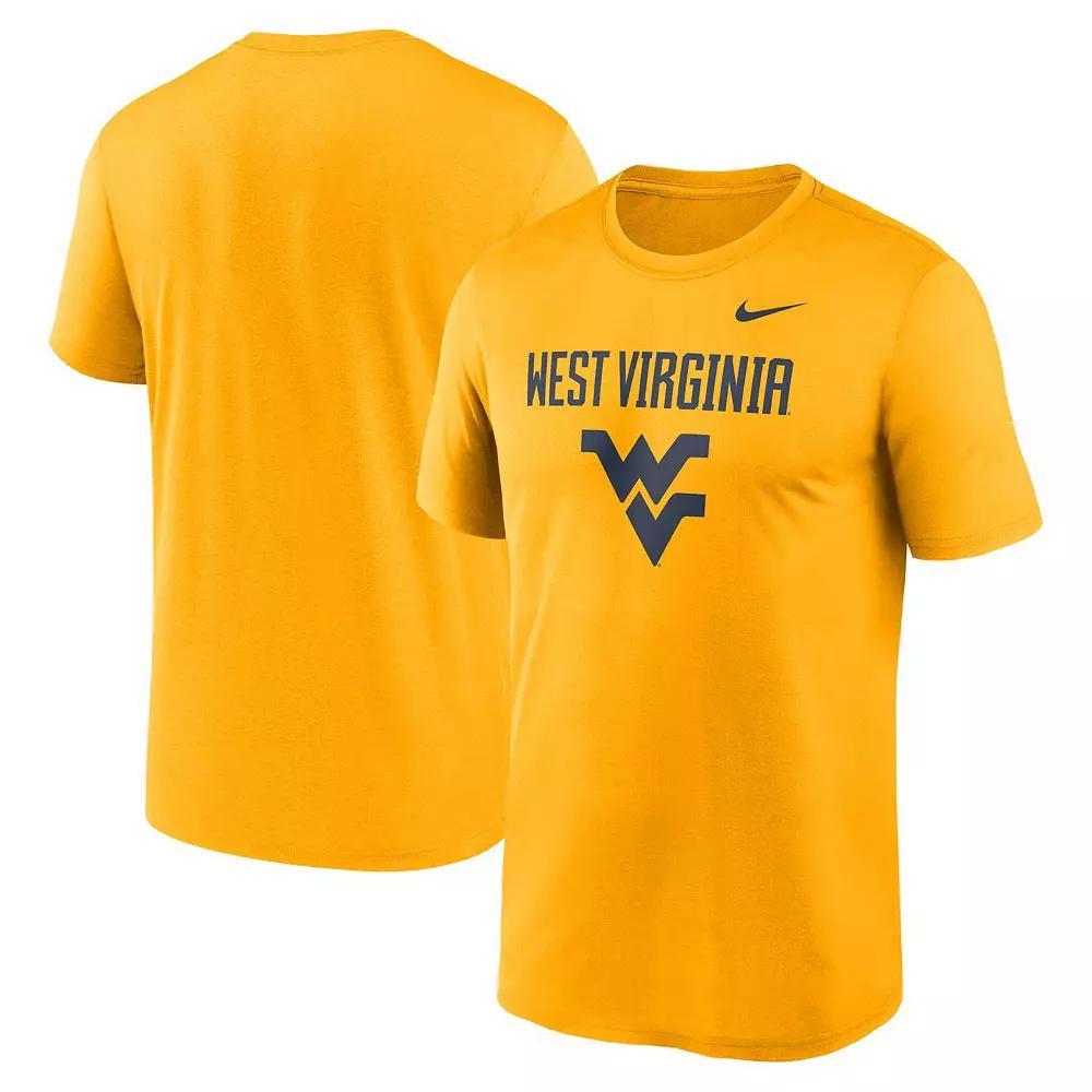 Mens Nike West Virginia Mountaineers Lockup Legend Performance T-Shirt Product Image