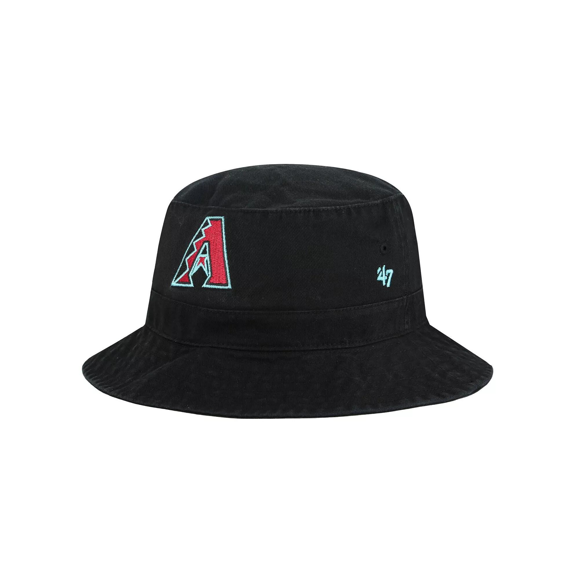 Men's '47 Black Arizona Diamondbacks Primary Logo Bucket Hat Product Image