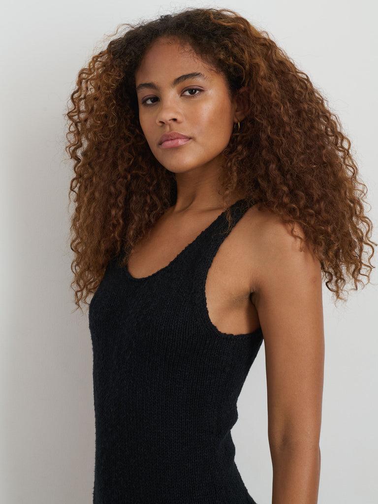 Serena Dress In Cotton Boucle Product Image