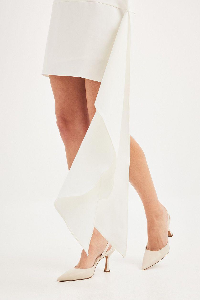 Trail Detail Asymmetric Suit Dress Product Image