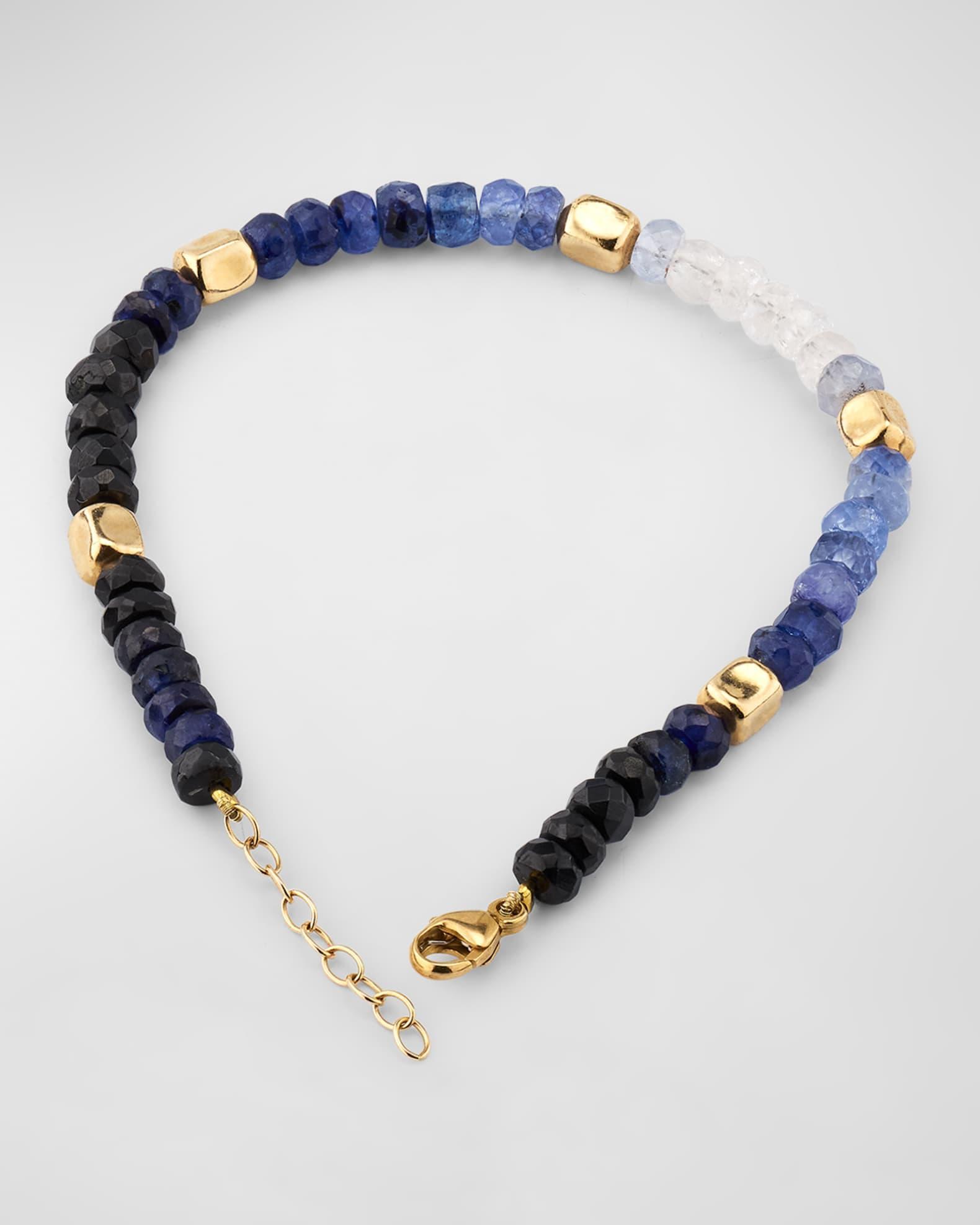 Jumbo Stone and Gold Bead Bracelet  Product Image