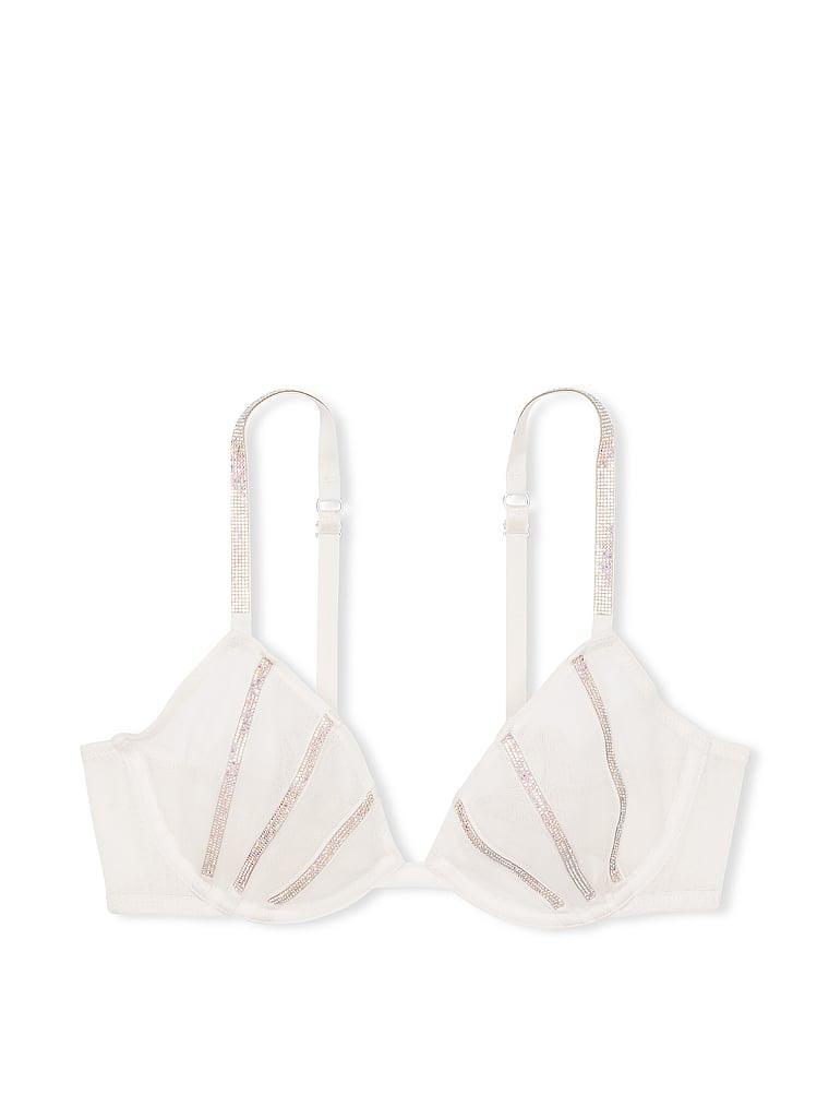 Sheer Shine Unlined Low-Cut Demi Bra Product Image