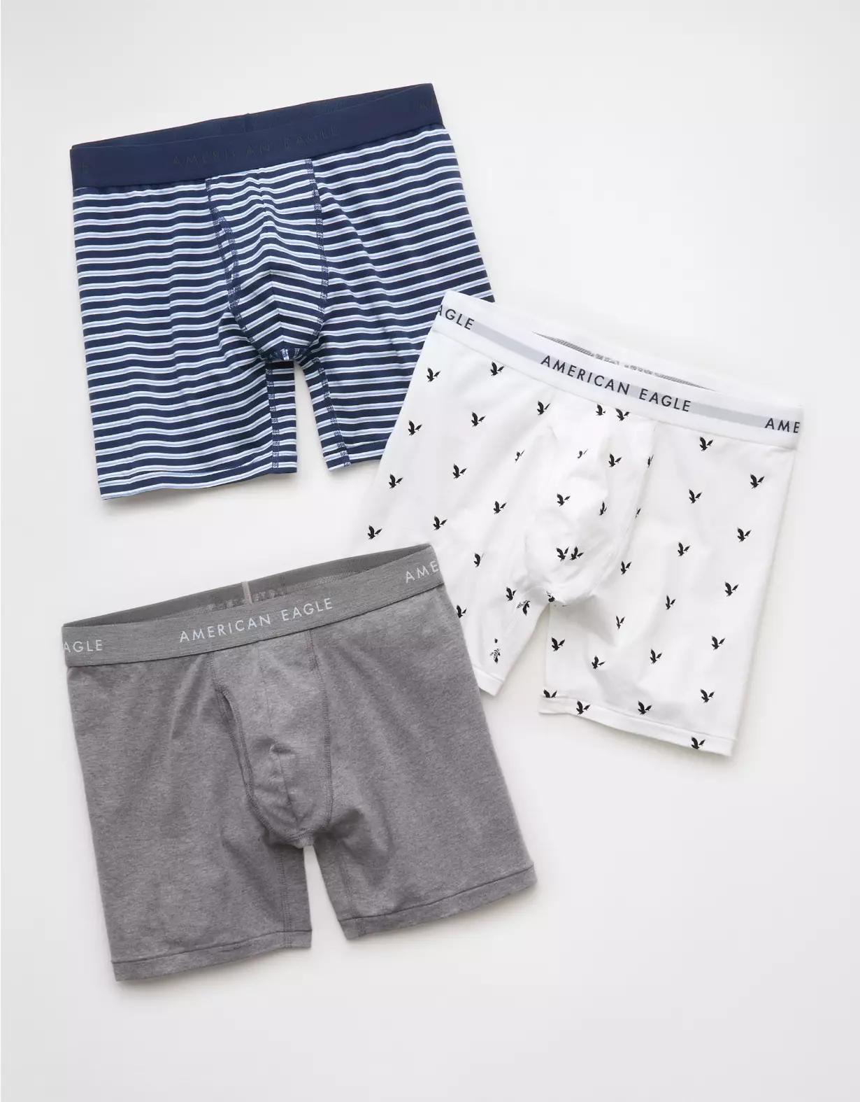 AEO Men's 6" Classic Boxer Brief 3-Pack Product Image