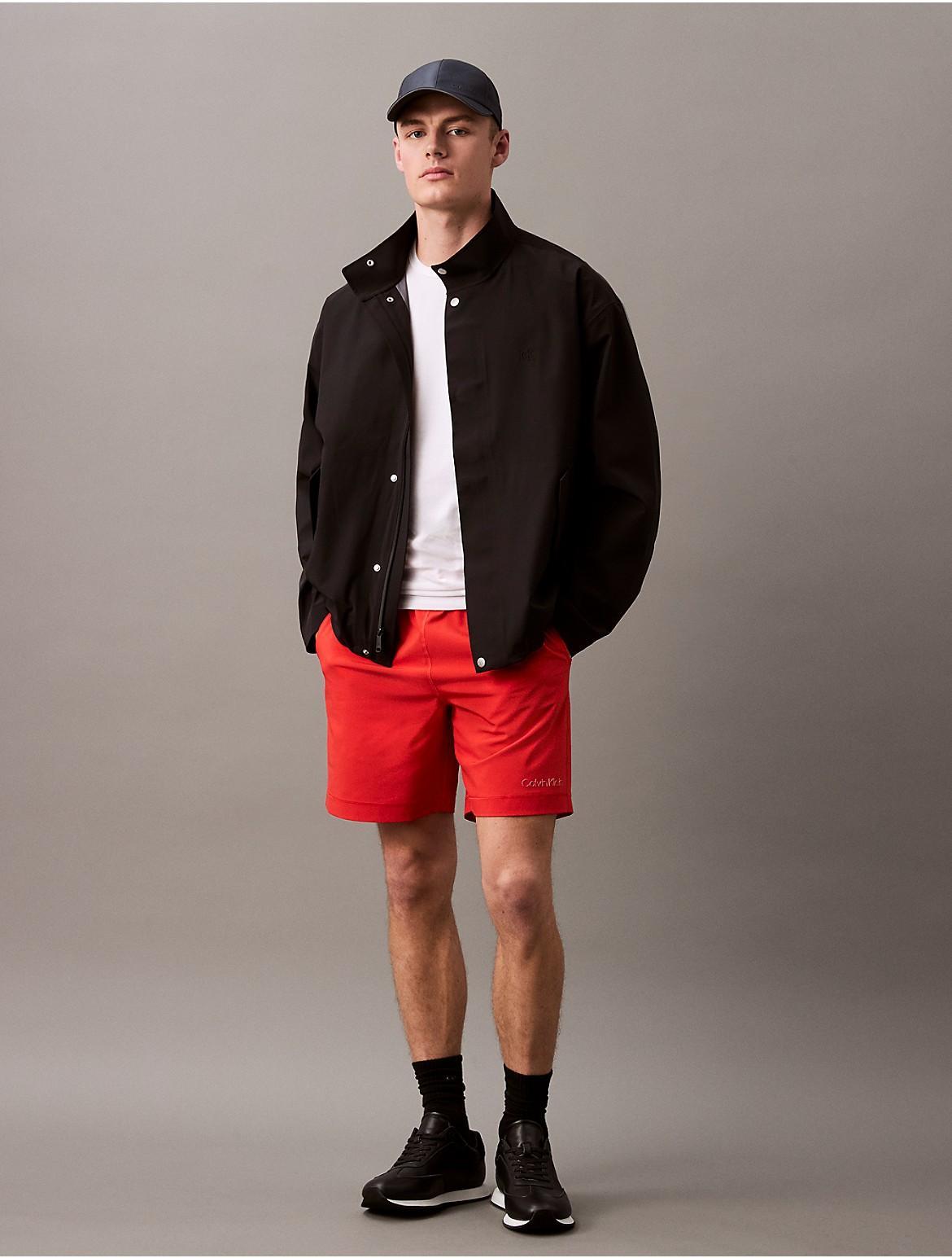 Calvin Klein Men's Modern Sport Woven Shorts - Orange - M Product Image