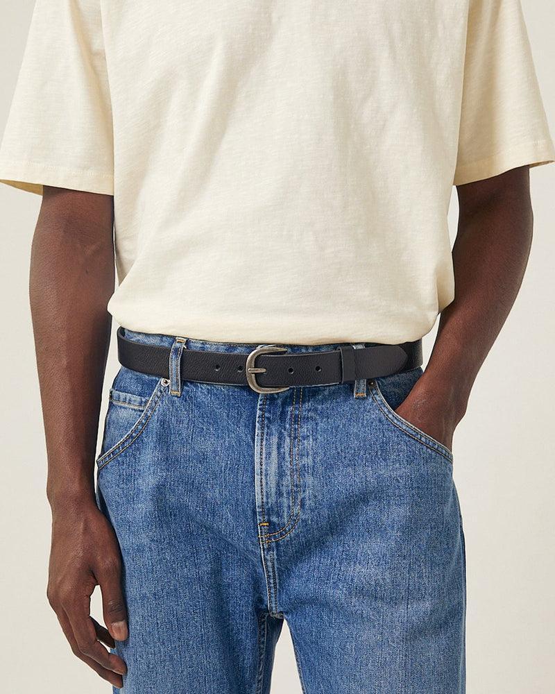 Leather Belt - Black Product Image