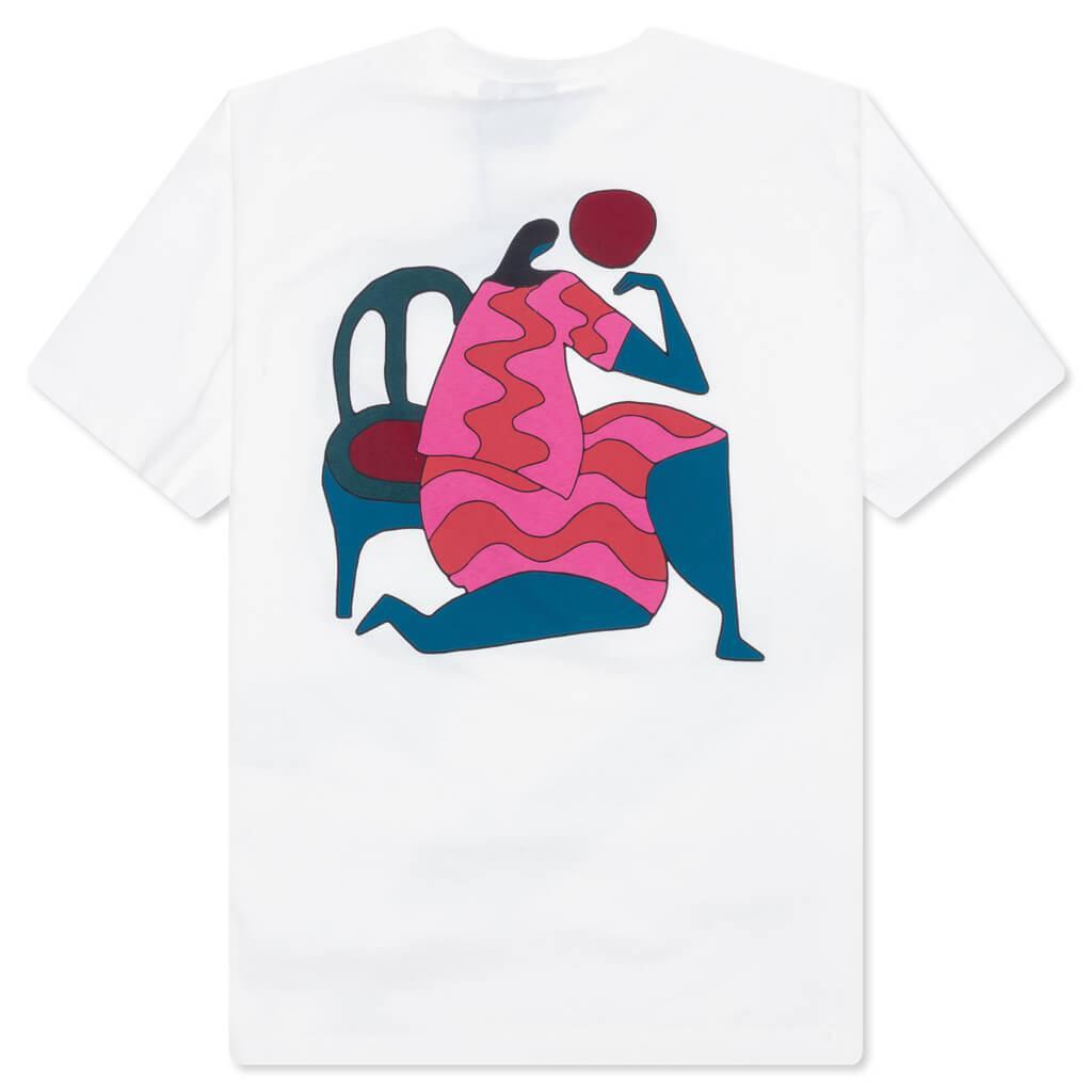 Face Ball T-Shirt - Off White Male Product Image