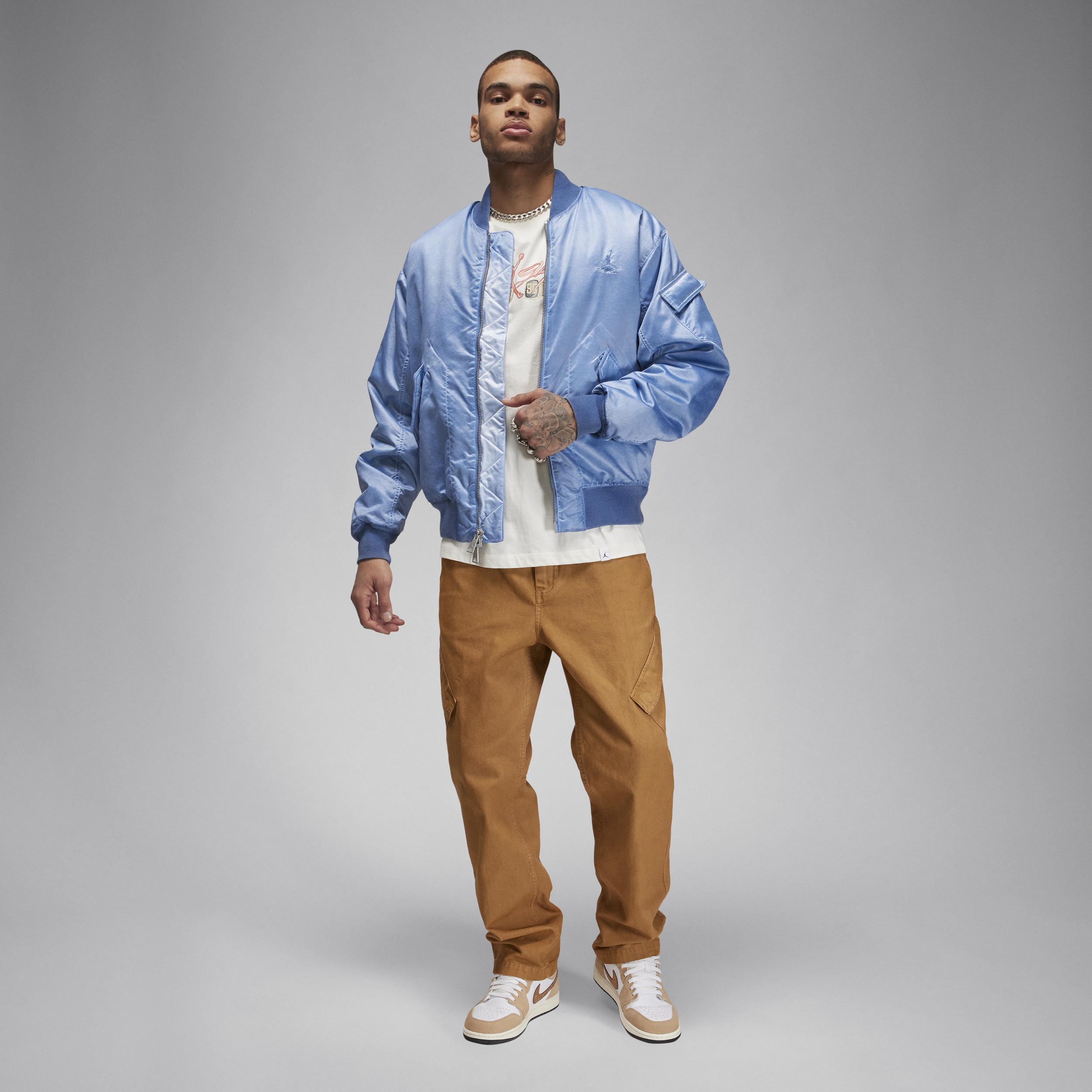 Jordan Mens Essentials Statement Wash Ringed Jacket Product Image