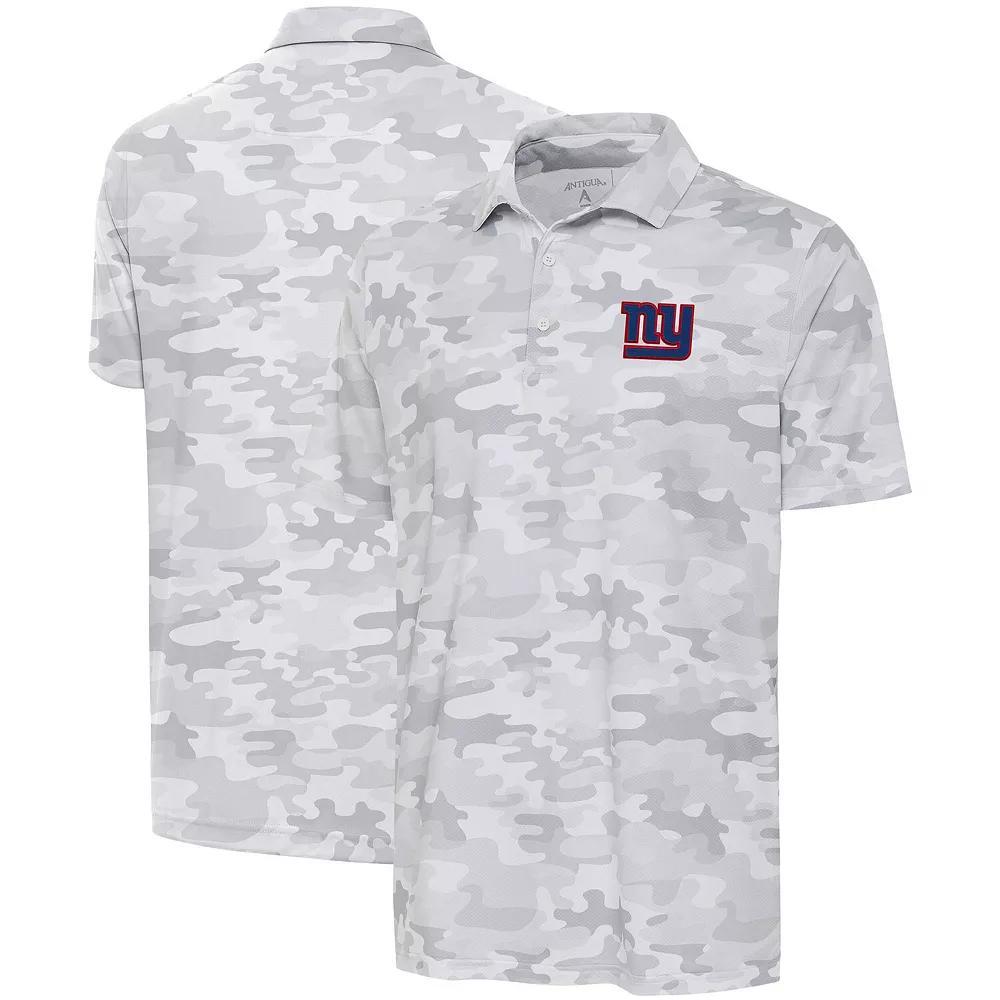Men's Antigua White New York Giants Collide Polo, Size: Medium Product Image